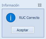 Informacion RUC