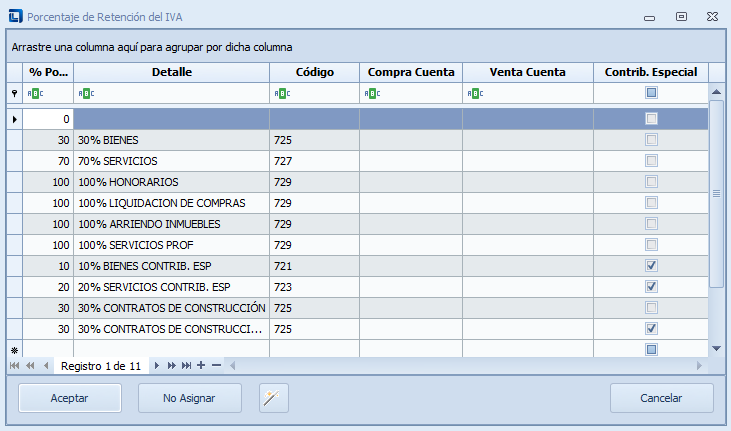 Retencion IVA